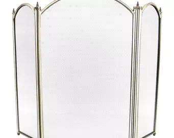 Экран каминный C03026AB (3 секции, 68х80см, античная латунь)