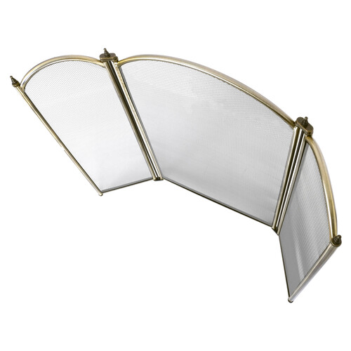 Экран каминный C03026AB (3 секции, 68х80см, античная латунь)-3