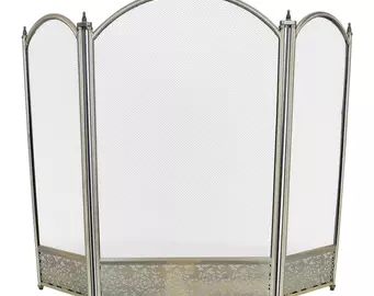 Экран каминный C03325AB (3 секции, 66х85см, античная бронза)