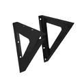 Консоль опорная BLACK (AISI 439) 400х400мм-2