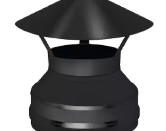Оголовок BLACK (AISI 430/0,5мм) (115х200)