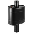 Бак BLACK на трубе 55л д.115 (Овальный) (AISI 439)-1