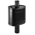Бак BLACK на трубе 55л д.115 (Овальный) (AISI 439)-2