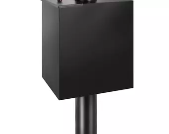 Бак BLACK на трубе 55л д.115 (Прямоуг) (AISI 439)