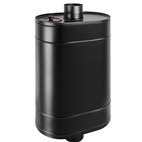 Бак BLACK на трубе 80л д.115 (Овальный) (AISI 439)-1