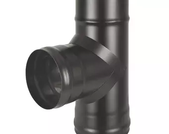 Тройник BLACK (AISI 430/0,8мм) 90* (115)