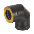 Сэндвич-колено BLACK (AISI 430/0,8мм) 90* 3 секции (150x250)-1