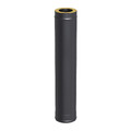 Сэндвич-труба BLACK (AISI 430/0,8мм), L-1м (150x250)-3
