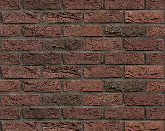 Плита ФАСПАН Красно-коричневый №1003 Вертикаль 8мм, (1200х600)