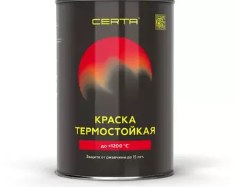 Краска термостойкая (до 700°С; 0,08 кг) ПАТИНА Золото, CERTA