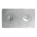 Плита 2х-конфорочная П2-1 (Б) 585х340-1