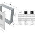 Вентиляционная решетка Рустик с задвижкой (17*37) 37RX-2