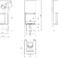 Каминная топка стальная NBC/500/500 (NBC 8) (гильотина) (8 кВт)-5