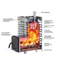 Печь для бани ASTON 12 INOX стекло-4