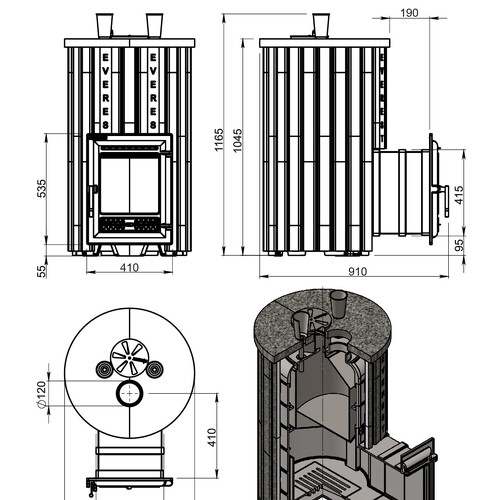 Печь для бани Эверест 