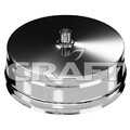 Заглушка Craft М внешняя с конденсатоотводом нержавеющая (316/0,5) ф120-3