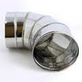 Колено Феррум угол 90° нержавеющее (430/0,5мм) ф250-2
