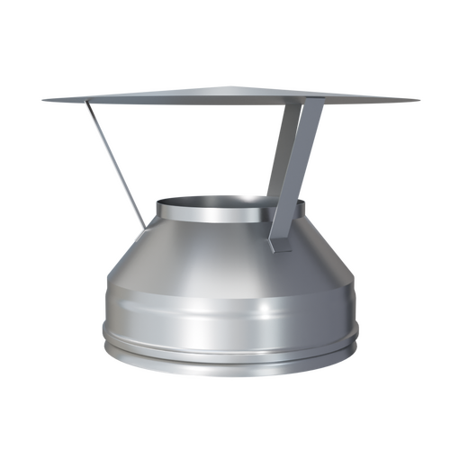 Оголовок Феррум оцинкованный, (430/0,5 мм), ф130/200, по воде-3