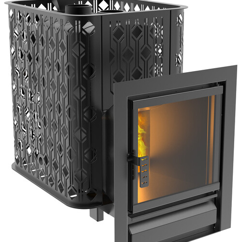 Печь для бани Black Stove Verona 26 чугунная закр. каменка-2