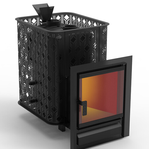 Печь для бани Black Stove Verona 26 чугунная закр. каменка-1