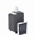 Печь для бани Ермак 20 Стандарт Carbon, антрацит-1