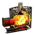 Печь для бани Теплодар БЫЛИНА-24 Ч Панорама (1.2)-2