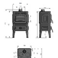 Печь-камин Везувий LV-12 S 