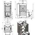 Печь для бани ASTON 20 INOX 