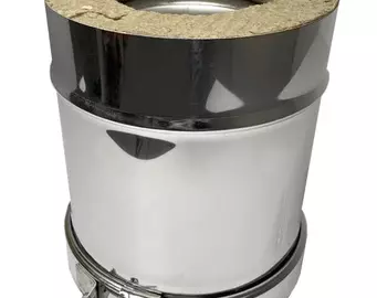 Дымоход Craft утепленный нержавеющий (316/0,8/304/0,5) ф120/220 L=0,25м по воде