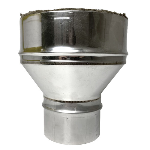 Переход Craft на сэндвич нержавеющий (316/0,8/304/0,5) ф115/200 по воде-3