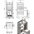 Печь для бани ASTON 30 INOX (320) Long-2