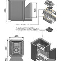 Печь ВЕЗУВИЙ Сенсация 16 Антрацит (505)-5