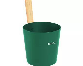 Шайка EVEREST 5л, алюминий GREEN (TG-49)