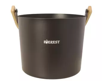 Ведро EVEREST 5л, алюминий BLACK (TG-44)