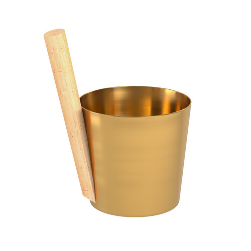Шайка EVEREST 5л, алюминий GOLD (TG-51)-5