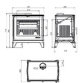 Печь-камин EVEREST Н16P-6