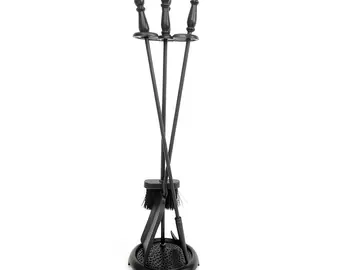 Набор каминный EVEREST K7-B черный (19*71см)