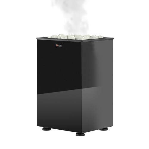 Электрокаменка EVEREST Черный Кристалл с парогенератором 4,5кВт (Black Crystal Steam S45)-7